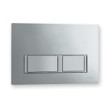 placa pulsadora slim rectangulos cromo | plastisan