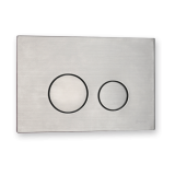 placa pulsadora drena inox círculos | plastisan