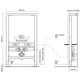 conjunto bidé suspendido h=82cm | plastisan