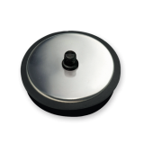 tapón 42mm con chapa inox | drena | plastisan