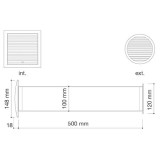 sistema pasamuros plastic | drena