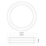 junta labiada para manguito wc | drena