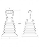 desatascador manual lavabo ergo | plastisan