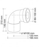 manguito wc curvo macho | drena | plastisan